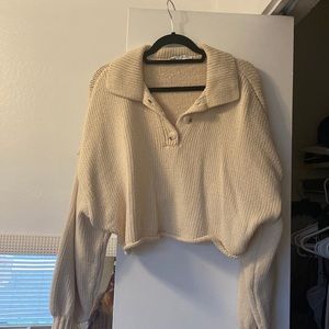 Zara cropped sweater